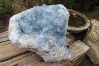 Natural Celestite Geode Specimen x 1 From Sakoany, Madagascar