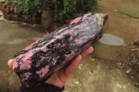 Polished Rhodonite Tower x 1 From Ambindavato, Madagascar