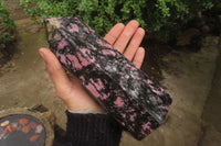 Polished Rhodonite Tower x 1 From Ambindavato, Madagascar