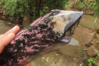 Polished Rhodonite Tower x 1 From Ambindavato, Madagascar