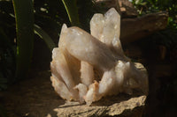 Polished Partially Smokey Quartz Cluster x 1 From Angola