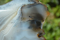 Polished Banded Agate Display Piece x 1 From Madagascar