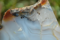 Polished Banded Agate Display Piece x 1 From Madagascar