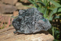 Natural Libethenite Crystals On Dolomite Matrix Specimen x 1 From Shituru, Congo