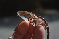 Polished Mixed Copper Wire Wrapped Pendants x 6 From Southern Africa