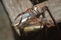 Polished Mixed Copper Wire Wrapped Pendants x 6 From Southern Africa