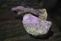 Natural Metallic Purpurite Cobbed Specimens x 12 From Erongo, Namibia