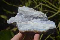 Natural Crystalline Blue Lace Agate Specimens x 3 From Namibia