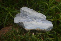 Natural Crystalline Blue Lace Agate Specimens x 3 From Namibia