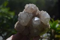 Natural Cascading Smokey Quartz Clusters x 2 From Luena, Congo