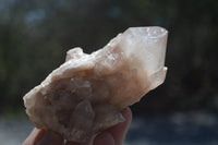 Natural Cascading Smokey Quartz Clusters x 2 From Luena, Congo