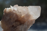 Natural Cascading Smokey Quartz Clusters x 2 From Luena, Congo