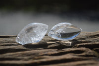 Polished Clear Quartz "Angel Tears" Pendant Pieces x 35 From Madagascar