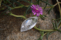 Polished Clear Quartz "Angel Tears" Pendant Pieces x 35 From Madagascar