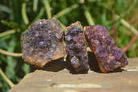 Natural Amethystos Amethyst Specimens x 35 From Kwaggafontein, South Africa