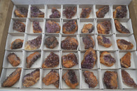 Natural Amethystos Amethyst Specimens x 35 From Kwaggafontein, South Africa