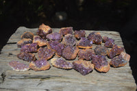 Natural Amethystos Amethyst Specimens x 35 From Kwaggafontein, South Africa