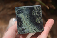 Polished Stromatolite Jasper Cubes x 4 From Madagascar