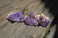 Natural Amethystos Amethyst Specimens x 125 From Kwaggafontein, South Africa