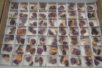 Natural Amethystos Amethyst Specimens x 125 From Kwaggafontein, South Africa