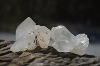 Natural Clear Quartz Clusters x 35 From Zimbabwe