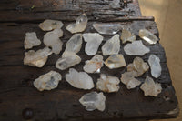 Natural Clear Quartz Clusters x 35 From Zimbabwe