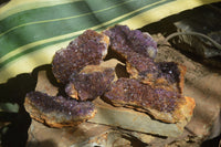 Natural Amethystos Amethyst Plates x 6 From Kwaggafontein, South Africa