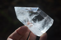 Polished Mixed Inclusion Quartz Crystals x 7 From Madagascar