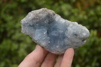 Natural Celestite Geode Specimens x 2 From Sakoany, Madagascar