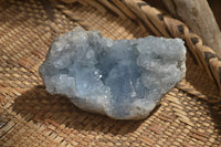 Natural Celestite Geode Specimens x 2 From Sakoany, Madagascar