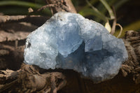 Natural Celestite Geode Specimens x 2 From Sakoany, Madagascar