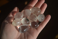 Polished Clear Quartz Gemstone Eggs x 40 From Madagascar