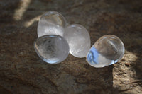 Polished Clear Quartz Gemstone Eggs x 40 From Madagascar