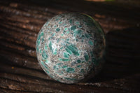 Polished Emerald Mica In Matrix Spheres x 2 From Mutoko, Zimbabwe