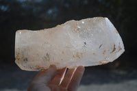 Polished Alluvial Quartz Crystals x 2 From Madagascar