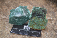 Natural Swazi Jade Cobbed Specimens x 24 from Swaziland