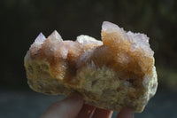 Natural Ametrine Spirit Quartz Clusters x 2 From Boekenhouthoek, South Africa