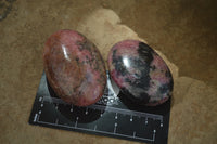 Polished Rhodonite Palm Stones x 20 From Madagascar