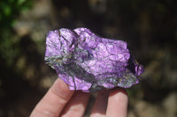 Natural Metallic Purpurite Cobbed Specimens x 13 From Erongo, Namibia