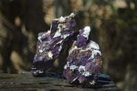 Natural Metallic Purpurite Cobbed Specimens x 13 From Erongo, Namibia