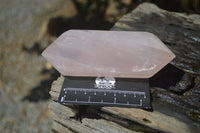 Polished Double Terminated Rose Quartz Points x 6 From Ambatondrazaka, Madagascar