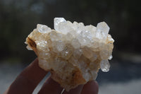 Natural Limonite Quartz Clusters x 4 From Solwezi, Zambia