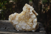 Natural Limonite Quartz Clusters x 4 From Solwezi, Zambia