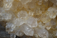 Natural Limonite Quartz Clusters x 4 From Solwezi, Zambia