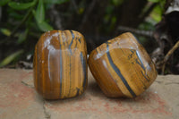 Polished Tiger's Eye Free Forms x 4 From Prieska, South Africa