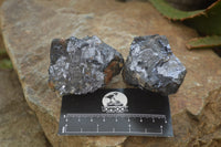 Natural Silver Lead Galena Specimens x 8 From Namibia