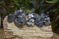 Natural Silver Lead Galena Specimens x 8 From Namibia