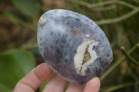 Polished Dendritic Opal Standing Free Forms x 3 From Madagascar