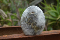 Polished Dendritic Opal Standing Free Forms x 3 From Madagascar