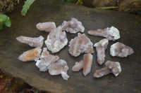 Natural Ametrine Spirit Quartz Clusters x 12 From Boekenhouthoek, South Africa